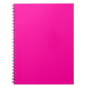 Neon Roze Solid Color Notitieboek