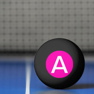 Neon Roze Solid Color past deze aan Pingpongbal