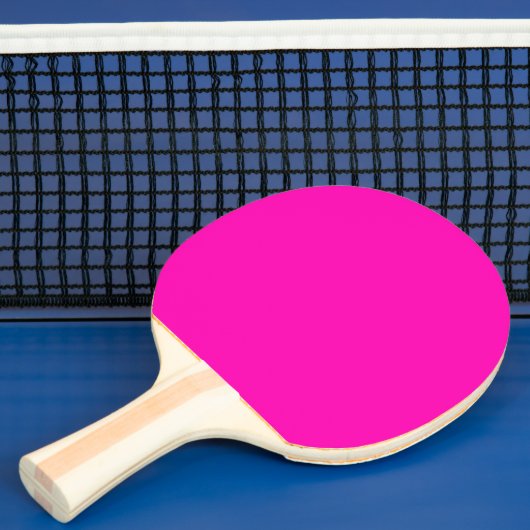 Neon Roze Solid Color past deze aan Tafeltennisbatje (Insitu)