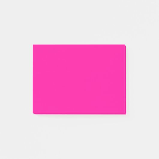 Neon Roze Solid Color Post-it® Notes (Voorkant)