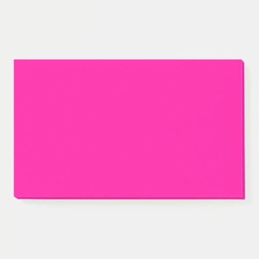 Neon Roze Solid Color Post-it® Notes (Voorkant)