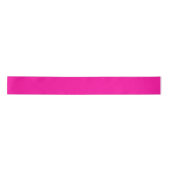 Neon Roze Solid Color Satijnen Lint (Voorkant)
