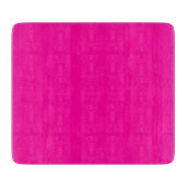 Neon Roze Solid Color Snijplank (Voorkant)