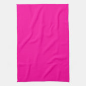 Neon Roze Solid Color Theedoek (Verticaal)