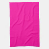 Neon Roze Solid Color Theedoek (Verticaal)