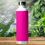 Neon Roze Solid Color Waterfles<br><div class="desc">Een levendige en opwindende roze die is vol energie en opwinding.Herinnerend aan neonborden verlichten van een bruisende stad nachtleven of de levendige tinten van tropische bloemen, deze kleur is vet, speels, en unapologetically levendig.Perfect voor het maken van een opvallende uitspraak.</div>