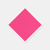 Neon Roze Standaard Cocktail Papier Servet (Hoek)
