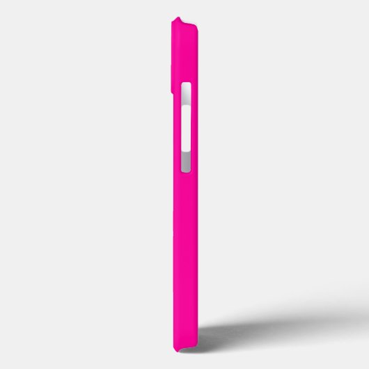 Neon Roze Stevige Kleur Case-Mate iPhone Case (Achterkant / Links)