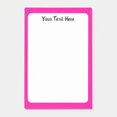 Neon Roze Stevige Kleur douane Post-it® Notes (Voorkant)