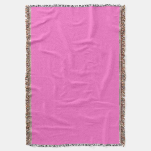 Neon Roze Stevige Kleur | Klassiek Deken (Voorkant Verticaal)