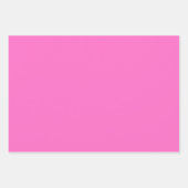 Neon Roze Stevige Kleur | Klassiek | Elegant Inpakpapier Vel (Voorkant)