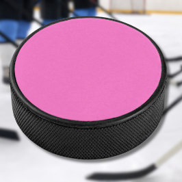 Neon Roze Stevige Kleur | Klassiek Hockey Puck