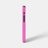 Neon Roze Stevige Kleur | Klassiek iPhone Hoesje (Linkerkant)