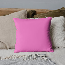 Neon Roze Stevige Kleur | Klassiek Kussen