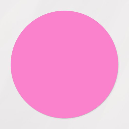 Neon Roze Stevige Kleur | Klassiek Labels (Design 1)