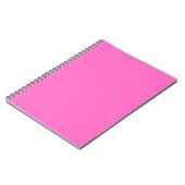 Neon Roze Stevige Kleur | Klassiek Notitieboek (Linkerzijde)