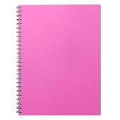 Neon Roze Stevige Kleur | Klassiek Notitieboek (Voorkant)