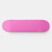 Neon Roze Stevige Kleur | Klassiek Persoonlijk Skateboard (Horizontaal)