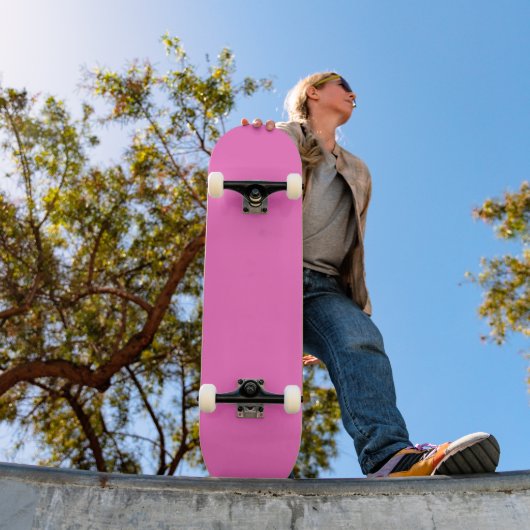 Neon Roze Stevige Kleur | Klassiek Persoonlijk Skateboard (Buiten 1)