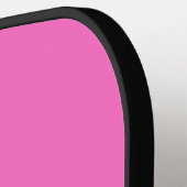 Neon Roze Stevige Kleur | Klassiek Pickleball Paddle (Links Detail)