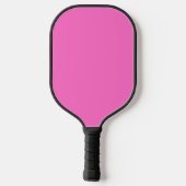 Neon Roze Stevige Kleur | Klassiek Pickleball Paddle (Achterkant)