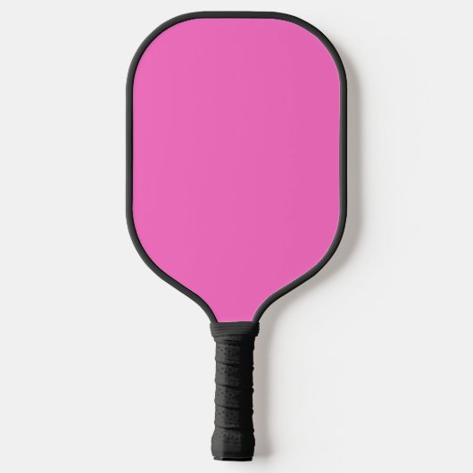 Neon Roze Stevige Kleur | Klassiek Pickleball Paddle (Achterkant)