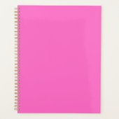 Neon Roze Stevige Kleur | Klassiek Planner (Voorkant)