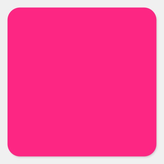Neon Roze  Sticker – Vet & Levendig (Voorkant)
