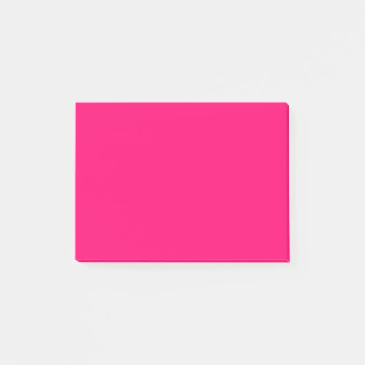 Neon Roze Sticky Notes – Aangepaste & Bulk Orders (Voorkant)