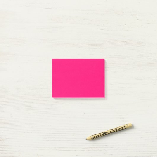 Neon Roze Sticky Notes – Aangepaste & Bulk Orders (Op bureau)