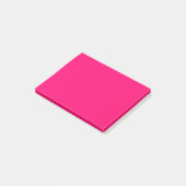 Neon Roze Sticky Notes – Aangepaste & Bulk Orders (Schuin)