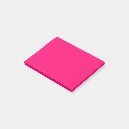 Neon Roze Sticky Notes – Aangepaste & Bulk Orders (Schuin)