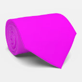 Neon roze stropdas (Opgerold)