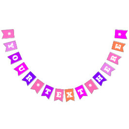 Neon Roze Tinten Effen Kleur | Op Maat Vlaggetjes