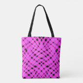 Neon roze tote bag (Achterkant)