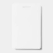 Neon Roze Vertical Badge ID Label – Aanpasbaar (Achterkant)