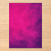 Neon Roze & Violet Acryl Uitnodiging – Aanpassen (Voorkant)