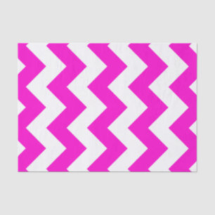  Neon Roze Zigzag Patroon Tissuepapier