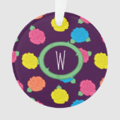 Neon Rozen Acryl Ornament (voorkant)