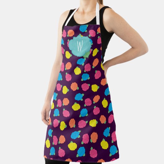 Neon Rozen All-Over Print Schort (Insitu)