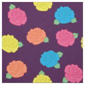 Neon Rozen fabric Stof (Swatch)