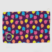 Neon Rozen Golfhanddoek (Horizontaal)