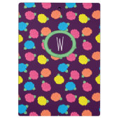 Neon Rozen Klembord (Achterkant)