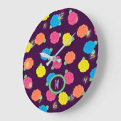 Neon Rozen klok (Hoek)