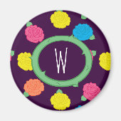 Neon Rozen Magnet (Voorkant)