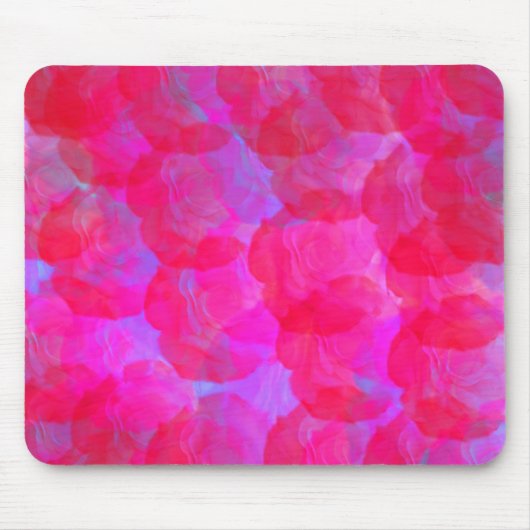 Neon Rozen Mousepad Muismat (Voorkant)