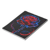 Neon Rozen Notitieblok (Linkerzijde)
