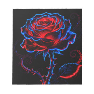 Neon Rozen Notitieblok