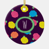 Neon Rozen Ornament (Voorkant)