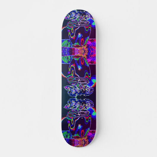 Neon rozen persoonlijk skateboard (Voorkant)